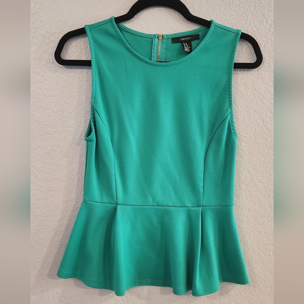 F21 Peplum Tank Top